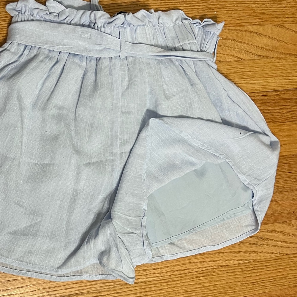 Flowy blue shorts
